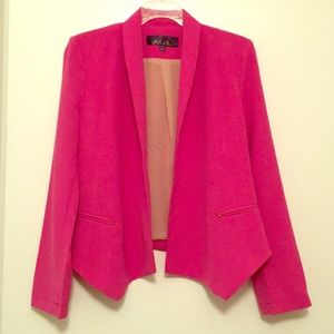 Blue Rain hot pink blazer